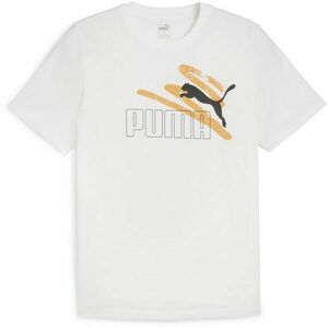 Puma ESSENTIALS + LOGO LAB SUMMER TEE Férfi póló, fehér, méret kép