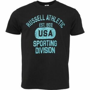 Russell Athletic USA M Férfi póló, fekete, méret kép