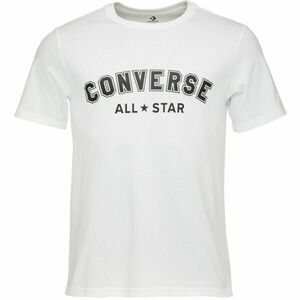 Converse CLASSIC FIT ALL STAR SINGLE SCREEN PRINT TEE Uniszex póló, fehér, méret kép