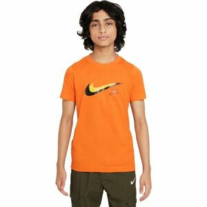 Nike SPORTSWEAR Fiú póló, narancssárga, méret kép