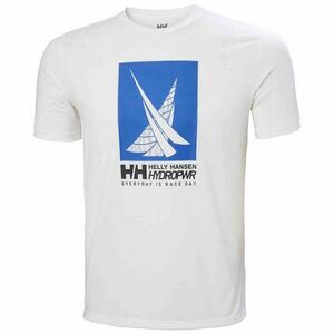 Helly Hansen HP RACE GRAPHIC Férfi póló, fehér, méret kép