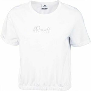 Russell Athletic CROPPED TOP Női póló, fehér, méret kép