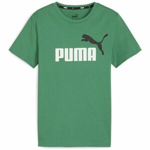 Puma ESS + 2 COL LOGO TEE Fiú póló, zöld, méret kép