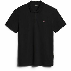 Napapijri EALIS Férfi galléros póló, fekete, méret kép