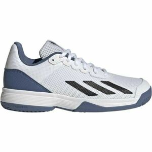 adidas COURTFLASH K Gyerek teniszcipő, fehér, méret 36 2/3 kép