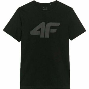 4F T-SHIRT BASIC Férfi póló, fekete, méret kép