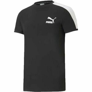 Puma ICONIC T7 TEE Férfi póló, fekete, méret kép