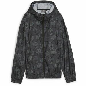 Puma BLOSSOM AOP WINDBREAKER Női dzseki, fekete, méret kép