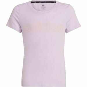 adidas LIN T Lány póló, rózsaszín, méret kép