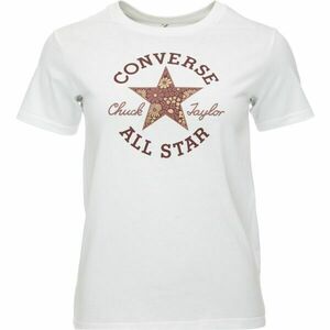 Converse CHUCK PATCH INFILL TEE Női póló, fehér, méret kép