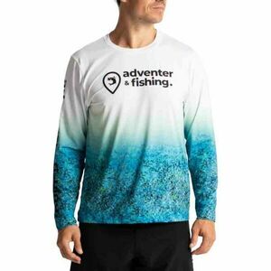 ADVENTER & FISHING UV T-SHIRT BLUEFIN TREVALLY Férfi funkcionális felső, világoskék, méret kép