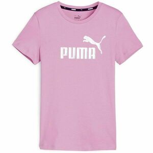 Puma ESSENTIALS LOGO TEE G Lány póló, rózsaszín, méret kép