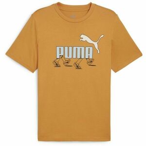 Puma GRAPHIC SNEAKER TEE Férfi póló, narancssárga, méret kép