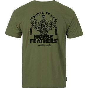 Horsefeathers WHEEL Férfi póló, khaki, méret kép