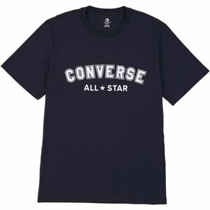 Converse CLASSIC FIT ALL STAR SINGLE SCREEN PRINT TEE Uniszex póló, fekete, méret kép