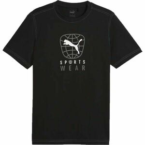 Puma BETTER SPORTSWEAR TEE Férfi póló, fekete, méret kép