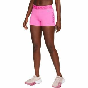 Nike PRO Női rövidnadrág, rózsaszín, méret kép