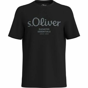 s.Oliver LOGO T-NOOS Férfi póló, fekete, méret kép