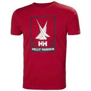 Helly Hansen SHORELINE T-SHIRT 2.0 Férfi póló, piros, méret kép