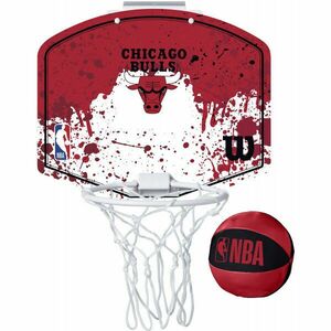 Wilson NBA MINI HOOP BULLS Mini kosárlabda palánk, piros, méret kép