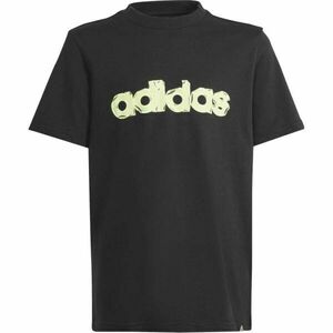 adidas GRAPHIC FOLDED T-SHIRT Gyerek póló, fekete, méret kép