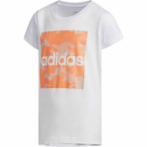 adidas YG CAMO TEE Lány póló, fehér, méret kép