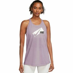 Nike DRI-FIT ELASTIKA Női edzőtrikó, lila, méret kép