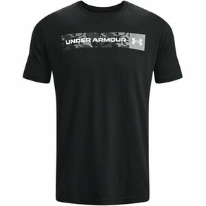 Under Armour UA CAMO CHEST STRIPE SS Férfi póló, fekete, méret kép