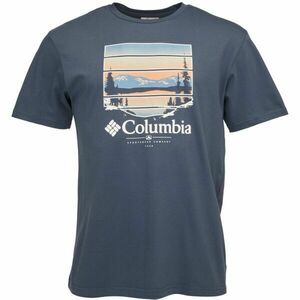 Columbia PATH LAKE GRAPHIC TEE II Férfi póló, kék, méret kép