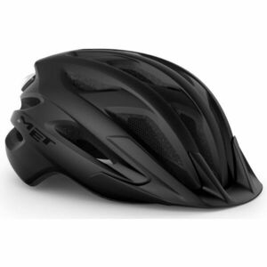 Met CROSSOVER Kerékpáros sisak, fekete, méret kép
