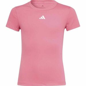 adidas G TF TEE Lány edzőpóló, rózsaszín, méret kép