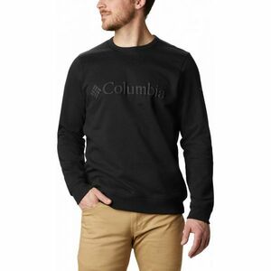 Columbia M LOGO FLEECE CREW Férfi pulóver, fekete, méret kép
