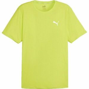 Puma RUN FAVORITE VELOCITY TEE Férfi póló sportoláshoz, sárga, méret kép