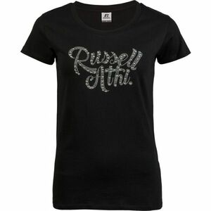 Russell Athletic STUDDED CREWNECK TEE SHIRT Női póló, fekete, méret kép