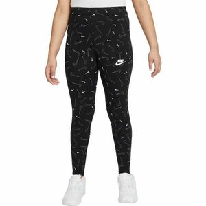 Nike NSW FAVORITES AOP LEGGING G Lány leggings, fekete, méret kép