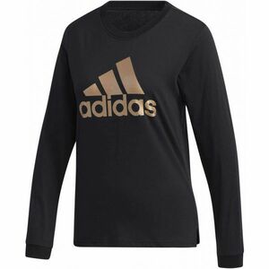 adidas U-B LONG SLEEVE T-SHIRT Női póló, fekete, méret kép