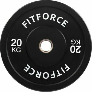 Fitforce PLRO 20 KG x 50 MM Súlyzótárcsa, fekete, méret kép
