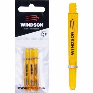 Windson NYLON SHAFT SHORT 3 KS Nejlon darts szár készlet, sárga, méret kép