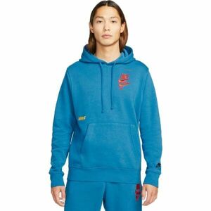 Nike M NSW SPE+BB PO HOODIE MF Férfi pulóver, kék, méret kép
