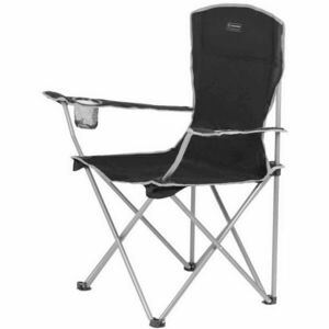 HIGHLANDER MORAY Összecsukható szék karfával, fekete, méret kép