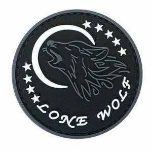 WARAGOD Lone wolf PVC rátét kép