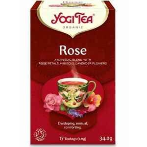 Rózsa bio tea - Yogi Tea kép