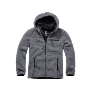 Brandit fleece kapucnis kabát Teddyfleece Worker, antracit kép