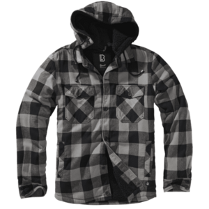 Brandit Lumber dzseki kapucnival, fekete+szénszén kép