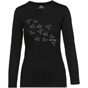 Northfinder SEWIRA Női pamut póló nyomott mintával, fekete, méret kép
