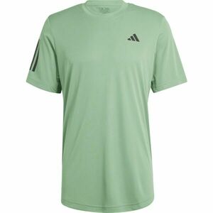 adidas CLUB 3-STRIPES TENNIS TEE Férfi póló sportoláshoz, zöld, méret kép