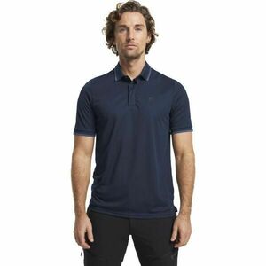 TENSON TXLITE Q-DRY Férfi funkcionális galléros póló, sötétkék, méret kép