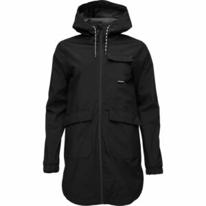 ALPINE PRO GERRA Női outdoor kabát, fekete, méret kép