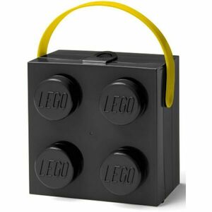 LEGO Storage HANDLE BOX Uzsonnásdoboz, fekete, méret kép