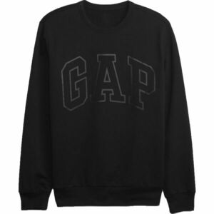 GAP V-LW DB FLEECE Férfi pulóver, fekete, méret kép